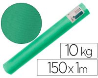 Papel kraft verjurado liderpapel verde musgo ancho 1 mt longitud 150 mt gramaje 65 gr peso 10 kg