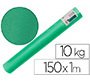 Papel kraft verjurado liderpapel verde musgo ancho 1 m longitud 150 m gramaje 65 gr peso 10 kg