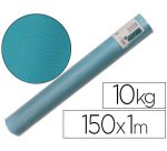 Papel kraft verjurado liderpapel turquesa ancho 1 m longitud 150 m gramaje 65 gr peso 10 kg