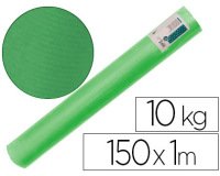 Papel kraft verjurado liderpapel verde ancho 1 mt longitud 150 mt gramaje 65 gr peso 10 kg