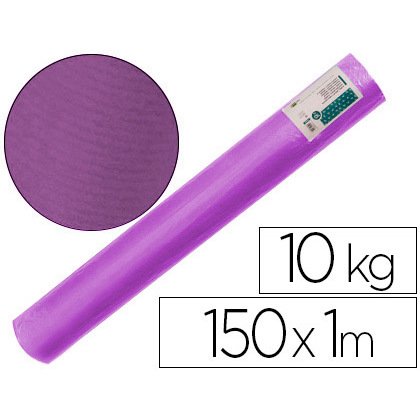Papel kraft verjurado liderpapel violeta ancho 1 m lomgitud 150 m gramaje 65 gr peso 10 kg