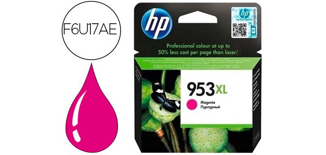Ink-jet hp 953xl officejet pro 7730 / 8218 / 8710 / 8715 / 8720 / 8725 / 8730 / 8740 / 8745 magenta 1.450 pag