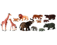 Juego Miniland animales selva con crías 12 figuras