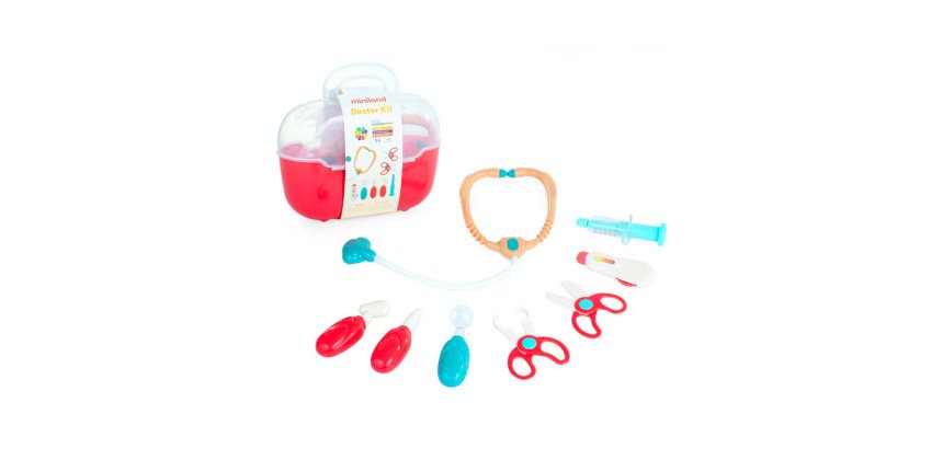 Juego Miniland doctor kit 11 piezas