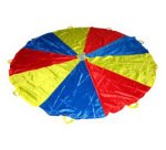 Paracaidas amaya de nylon con 12 asas colores del parchis 3,50 m