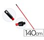 Palo de escoba o fregona metal universal con adaptador sp 140 cm