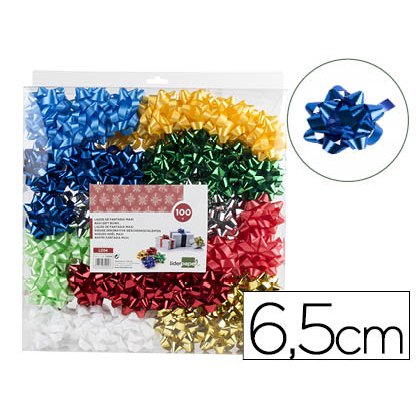 Lazo liderpapel fantasia maxi metalizado colores surtidos