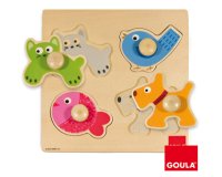 Puzle diset animales domesticos 4 piezas