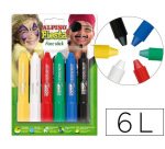 Barra maquillaje face stick 6 colores surtidos