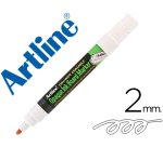 Rotulador artline pizarra epd-4 color blanco opaque ink board punta redonda 2 mm