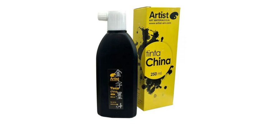 Tinta china Artist negra 
