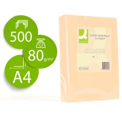 Papel de color 80 g Q-connect - Paquete de 500 hojas