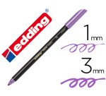 Rotulador edding punta fibra 1200 violeta metalizado n 78 punta redonda 1-3 mm