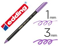 Rotulador edding punta fibra 1200 violeta metalizado n 78 punta redonda 1-3 mm