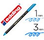 Rotulador edding punta fibra 1200 azul metalizado n 73 punta redonda 1-3 mm