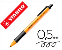 Boligrafo stabilo pointball 0,5 mm negro