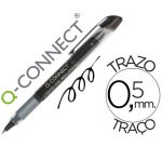 Rotulador q-connect roller ball negro 0,5 mm