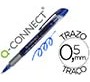Rotulador q-connect roller ball azul 0,5 mm
