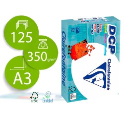 Papel fotocopiadora clairefontaine din a3 350 gr paquete de 125 hojas