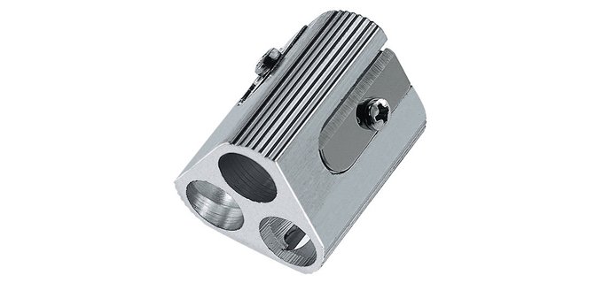 Sacapuntas m+r metalico 3 usos