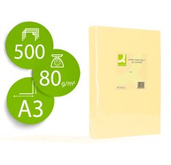 Papel de color 80 g Q-connect - Paquete de 500 hojas