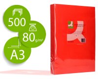 Papel de color 80 g Q-connect - Paquete de 500 hojas