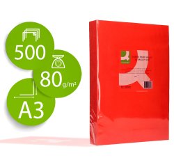 Papel de color 80 g Q-connect - Paquete de 500 hojas
