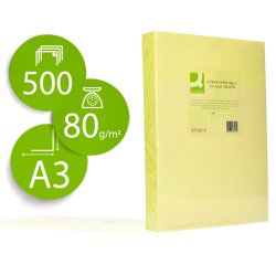 Papel de color 80 g Q-connect - Paquete de 500 hojas