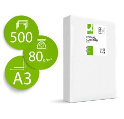 Papel de color 80 g Q-connect - Paquete de 500 hojas