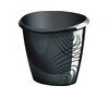 Papelera plastico cep color negro capacidad 15 litros