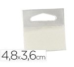 Colgador con adhesivo 3m hang tab 2180 rollo 1000 etiquetas48x36 mm