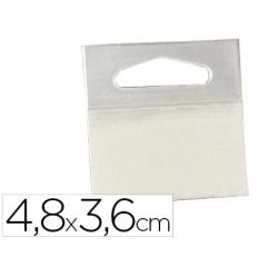 Colgador con adhesivo 3m hang tab 2180 rollo 1000 etiquetas48x36 mm