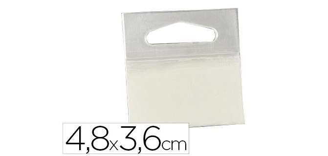 Colgador con adhesivo 3m hang tab 2180 rollo 1000 etiquetas48x36 mm