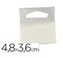 Colgador con adhesivo 3m hang tab 2180 rollo 1000 etiquetas48x36 mm