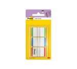 Banderitas separadoras post-index verde rojo y azul dispensador funda 3x22