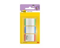 Banderitas separadoras post-index verde rojo y azul dispensador funda 3x22