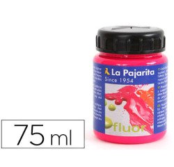 Pintura acrilica colores luminosos luz negra La pajarita - Bote de 75 ml