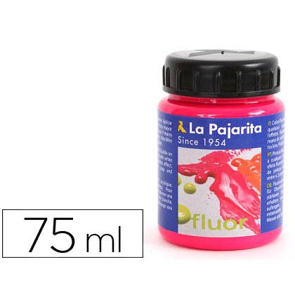 Pintura acrilica la pajarita f-04 magenta fluorescente 75ml