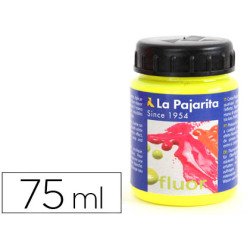 Pintura acrilica colores luminosos luz negra La pajarita - Bote de 75 ml