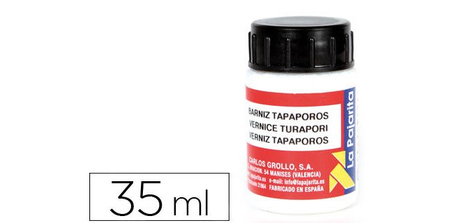 Barniz la pajarita tapaporos bote 35 ml