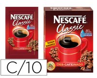 Cafe nescafe natural monodosis caja de 10 sobres