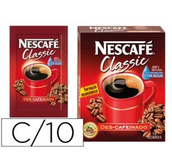 Cafe nescafe natural monodosis caja de 10 sobres