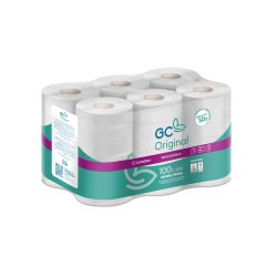 Papel higienico gc 2 capas paquete de 12 rollos