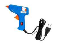 Pistola de silicona caliente mini liderpapel de 25 w con gatillo dispensador y 2 barras de repuesto de 7 mm