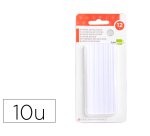 Barra termofusible liderpapel de 7 mm de diametro x 100 mm de alto blister de 12 unidades