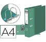 Archivador de palanca elba carton forrado din a4 verde lomo de 80 mm rado