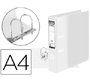 Archivador de palanca elba carton forrado din a4 blanco lomo de 80 mm rado