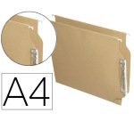 Carpeta colgante fade din a4 visor lateral kraft eco