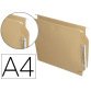 Carpeta colgante fade din a4 visor lateral kraft eco