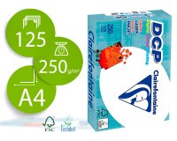 Papel fotocopiadora clairefontaine din a4 250 gramos paquete de 125 hojas